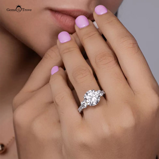 5 Carat Moissanite Ring Elegant