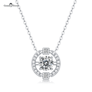 Ideal Cut Moissanite Diamond Pendant