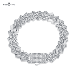 Moissanite Cuban Link Bracelet