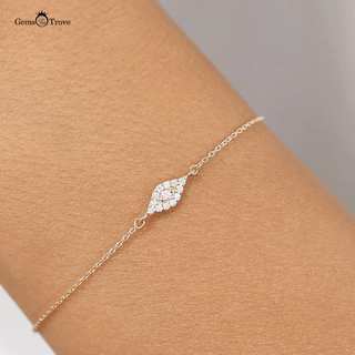 Sparkling Diamond Charm Bracelet