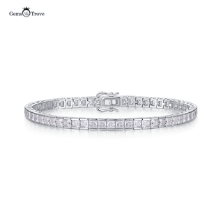 Princess Moissanite Tennis Bracelet