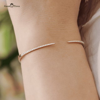 Elegant Diamond Cuff Bangle