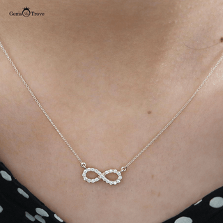 Diamond Infinity Gold Necklace