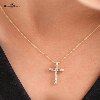 Religious Diamond Cross Necklace