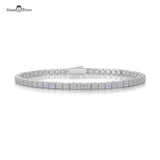 Illusion Moissanite Square Bracelet