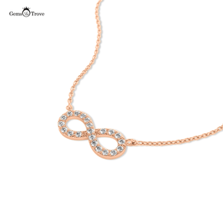 Diamond Infinity Gold Necklace