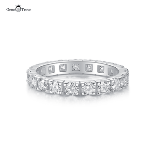 Elegant Moissanite Eternity Ring