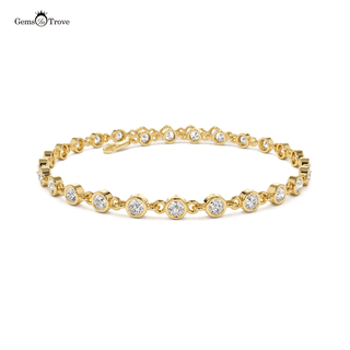 Classic Bezel Tennis Diamond Bracelet