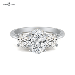 Oval Trio of Elegance Ring