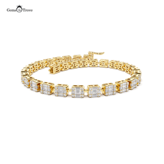 Illusion Diamond Tennis Bracelet