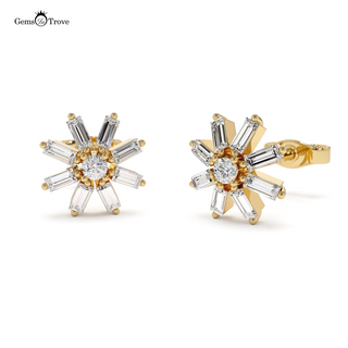 Radiant Starburst Diamond Studs