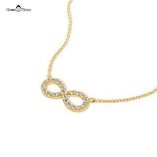 Diamond Infinity Gold Necklace