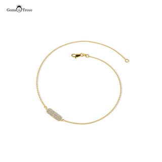 Sparkling Diamond Bar Bracelet