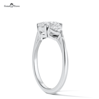 Asscher Triad Grace Ring