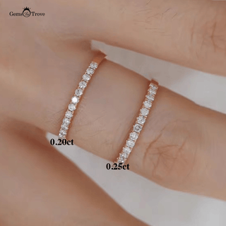 Classic Half Eternity Diamond Band