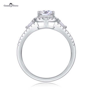 Celestial Cushion Moissanite Ring