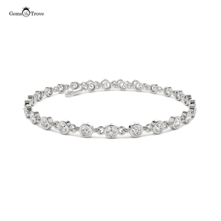 Classic Bezel Tennis Diamond Bracelet