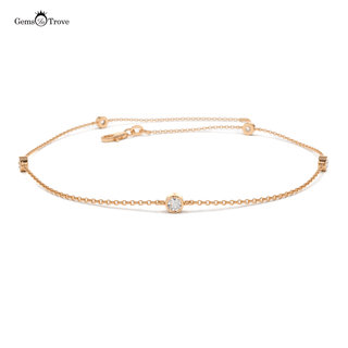 Elegant Gold Bracelet Diamonds