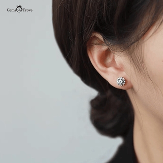 Floral Extendable Diamond Studs