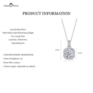 Heavenly Moissanite Sparkle pendant